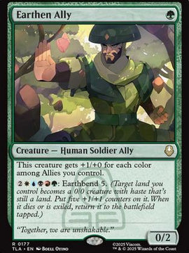 Earthen Ally (TLA-177) - Avatar: The Last Airbender Foil