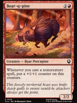 Boar-q-pine (TLA-124) - Avatar: The Last Airbender Foil