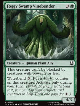 Foggy Swamp Vinebender (TLA-180) - Avatar: The Last Airbender