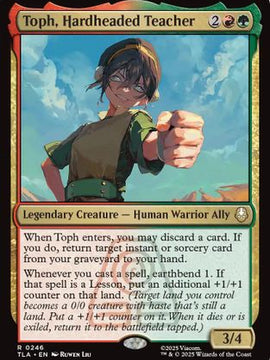 Toph, Hardheaded Teacher (TLA-246) - Avatar: The Last Airbender Foil