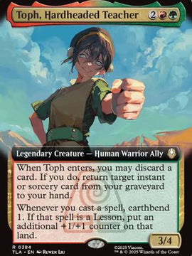Toph, Hardheaded Teacher (Extended Art) (TLA-384) - Avatar: The Last Airbender Foil