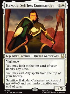 Hakoda, Selfless Commander (TLA-023) - Avatar: The Last Airbender