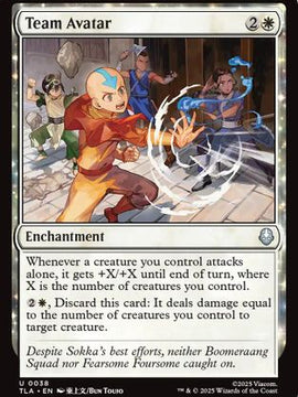 Team Avatar (TLA-038) - Avatar: The Last Airbender Foil