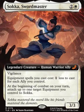 Sokka, Swordmaster (Extended Art) (TLE-174) - Avatar: The Last Airbender: Eternal-Legal