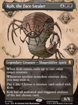 Koh, the Face Stealer (Borderless) (TLA-322) - Avatar: The Last Airbender Foil