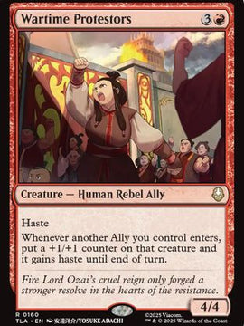 Wartime Protestors (TLA-160) - Avatar: The Last Airbender