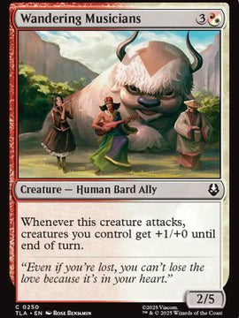 Wandering Musicians (TLA-250) - Avatar: The Last Airbender Foil