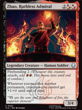 Zhao, Ruthless Admiral (TLA-252) - Avatar: The Last Airbender