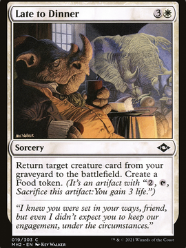 Late to Dinner (MH2-019) - Modern Horizons 2