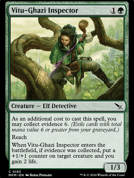 Vitu-Ghazi Inspector (MKM-183) - Murders at Karlov Manor