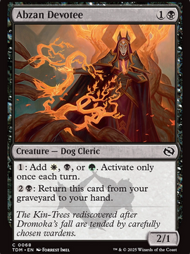 Abzan Devotee (TDM-068) - Tarkir: Dragonstorm Foil