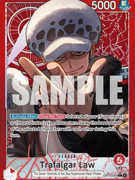 Trafalgar Law (Alternate Art) (OP14-001) - The Azure Sea's Seven Foil