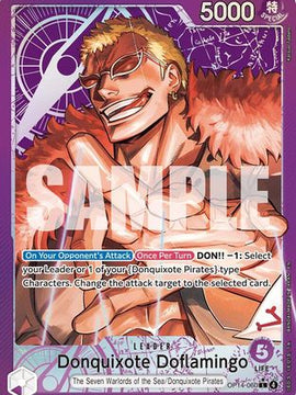 Donquixhote Doflamingo (Alternate Art) (OP14-060) - The Azure Sea's Seven Foil