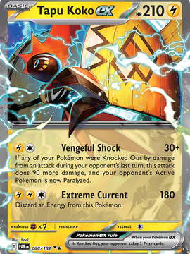 Tapu Koko ex (068/182) [Paradox Rift]