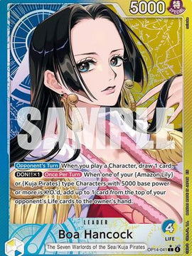 Boa Hancock - OP14-041 (Alternate Art) (OP14-041) - The Azure Sea's Seven Foil