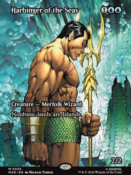 Harbinger of the Seas (Borderless) (MAR-055) - Marvel Universe Eternal-Legal Foil