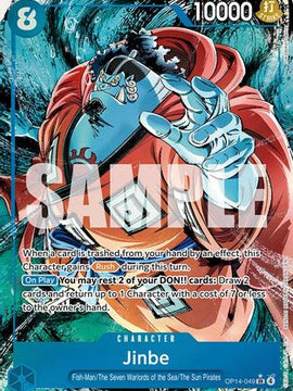 Jinbe - OP14-049 (Alternate Art) (OP14-049) - The Azure Sea's Seven Foil
