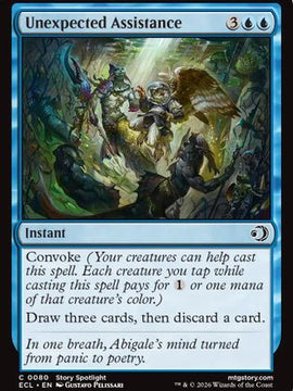 Unexpected Assistance (ECL-080) - Lorwyn Eclipsed Foil
