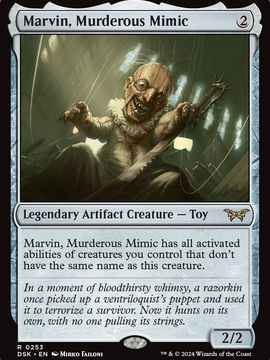 Marvin, Murderous Mimic (DSK-253) - Duskmourn: House of Horror