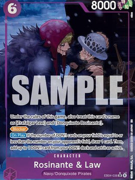 Rosinante & Law (Alternate Art) (EB04-038) - The Azure Sea's Seven Foil
