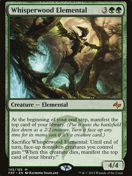 Whisperwood Elemental (FRF-145) - Fate Reforged Foil