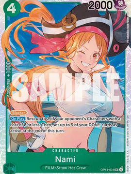 Nami (OP14-031) - The Azure Sea's Seven Foil