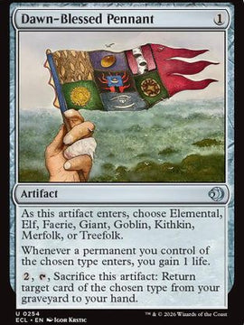 Dawn-Blessed Pennant (ECL-254) - Lorwyn Eclipsed Foil