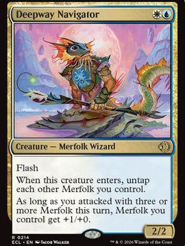 Deepway Navigator (ECL-214) - Lorwyn Eclipsed Foil