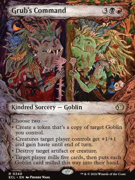 Grub's Command (Showcase) (ECL-340) - Lorwyn Eclipsed