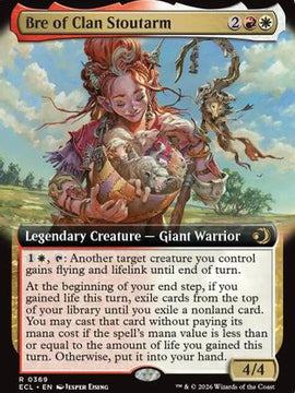 Bre of Clan Stoutarm (Extended Art) (ECL-369) - Lorwyn Eclipsed Foil