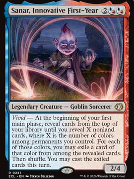 Sanar, Innovative First-Year (ECL-241) - Lorwyn Eclipsed Foil