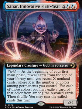 Sanar, Innovative First-Year (Extended Art) (ECL-378) - Lorwyn Eclipsed