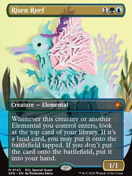 Risen Reef (Borderless) (SPG-143) - Special Guests Foil