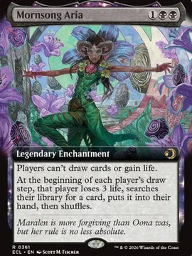 Mornsong Aria (Extended Art) (ECL-361) - Lorwyn Eclipsed Foil