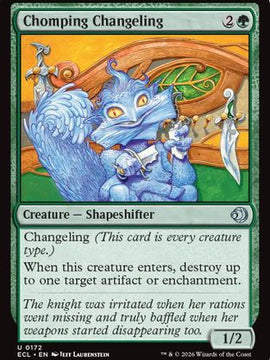 Chomping Changeling (ECL-172) - Lorwyn Eclipsed