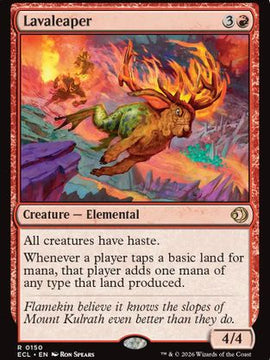 Lavaleaper (ECL-150) - Lorwyn Eclipsed Foil