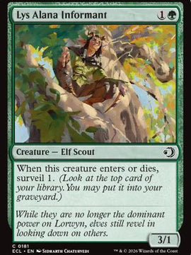 Lys Alana Informant (ECL-181) - Lorwyn Eclipsed Foil