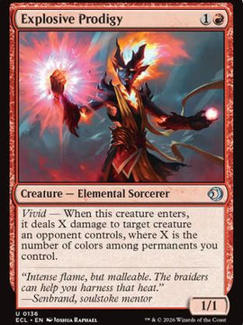 Explosive Prodigy (ECL-136) - Lorwyn Eclipsed