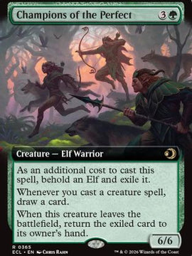 Champions of the Perfect (Extended Art) (ECL-365) - Lorwyn Eclipsed Foil