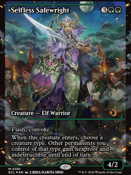 Selfless Safewright (Showcase) (ECL-391) - Lorwyn Eclipsed Foil