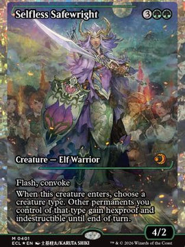 Selfless Safewright (Showcase) (Fracture Foil) (ECL-401) - Lorwyn Eclipsed Foil