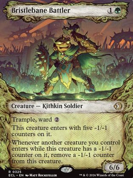 Bristlebane Battler (Showcase) (ECL-325) - Lorwyn Eclipsed Foil
