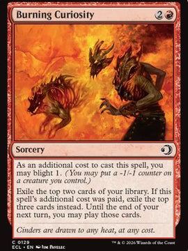Burning Curiosity (ECL-129) - Lorwyn Eclipsed