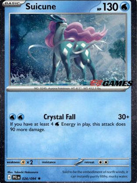 Suicune (EB Games Exclusive) 26 - Miscellaneous Cards & Products Holofoil