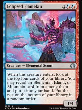 Eclipsed Flamekin (ECL-219) - Lorwyn Eclipsed