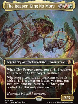The Reaper, King No More (Borderless) (ECC-004) - Commander: Lorwyn Eclipsed
