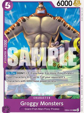 Groggy Monsters (EB04-033) - The Azure Sea's Seven