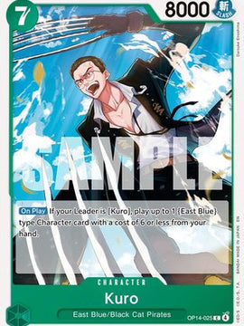Kuro (OP14-025) - The Azure Sea's Seven