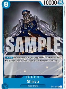 Shiryu (OP14-048) - The Azure Sea's Seven