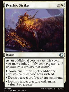 Pyrrhic Strike (ECL-030) - Lorwyn Eclipsed Foil